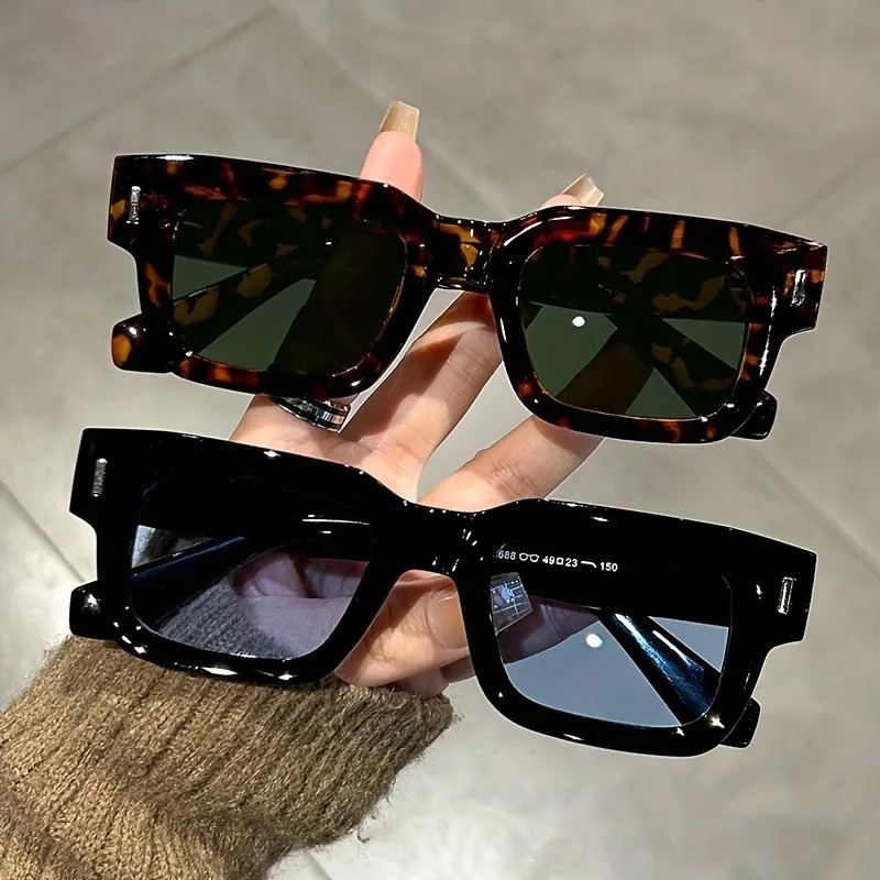 Luxury Lifestyle Men - Luxuriöse Rechteckige Sonnenbrille für Damen und