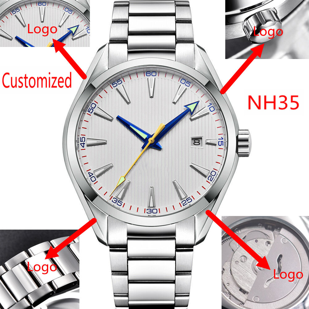 Luxury Lifestyle Men - Benutzerdefiniertes Logo 41mm Herren Miyota/NH35 Automatikuhren