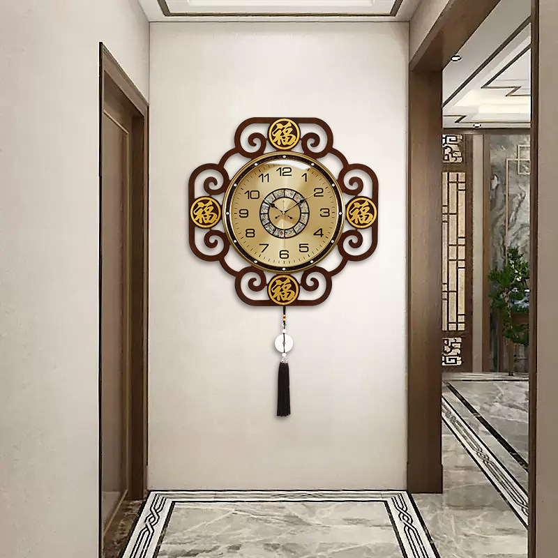 Luxury Lifestyle Aesthetics - Ästhetische Wanduhren im chinesischen Stil, minimalistisches