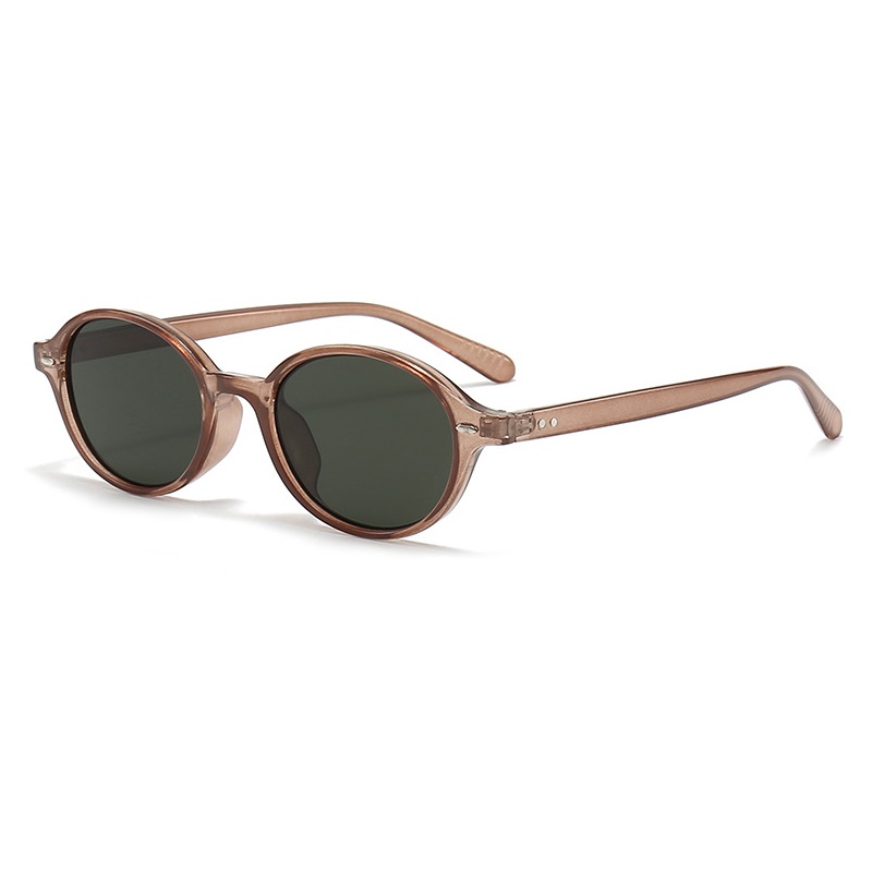 Retro Kleine Ovale Sonnenbrill – Luxury Lifestyle Men Bewertung und Preis